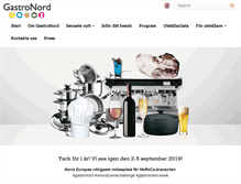 Tablet Screenshot of gastronord.se